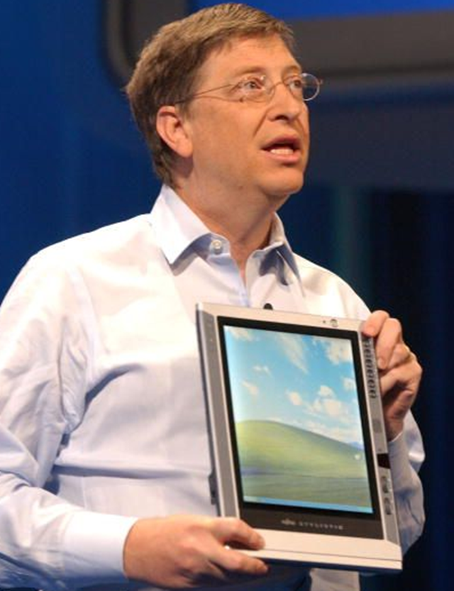 Планшет под управлением Windows XP Сенсорное устройство от Microsoft